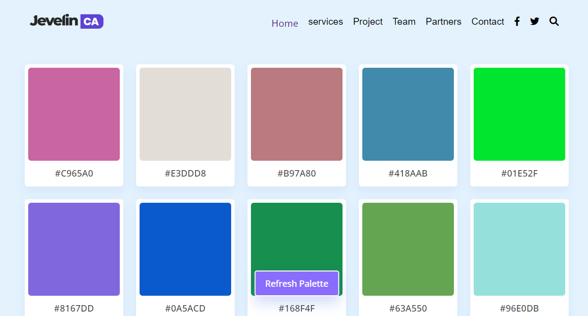 Color Picker Project Screenshot