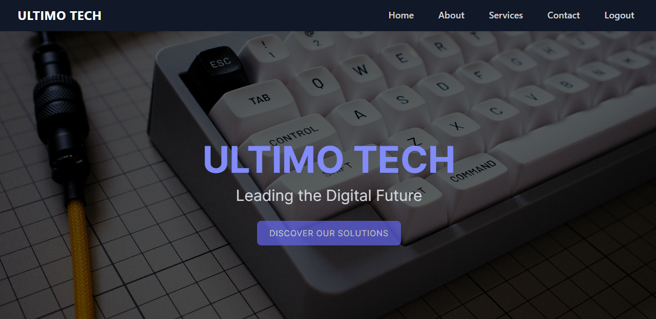 Ultimo Tech Project Screenshot